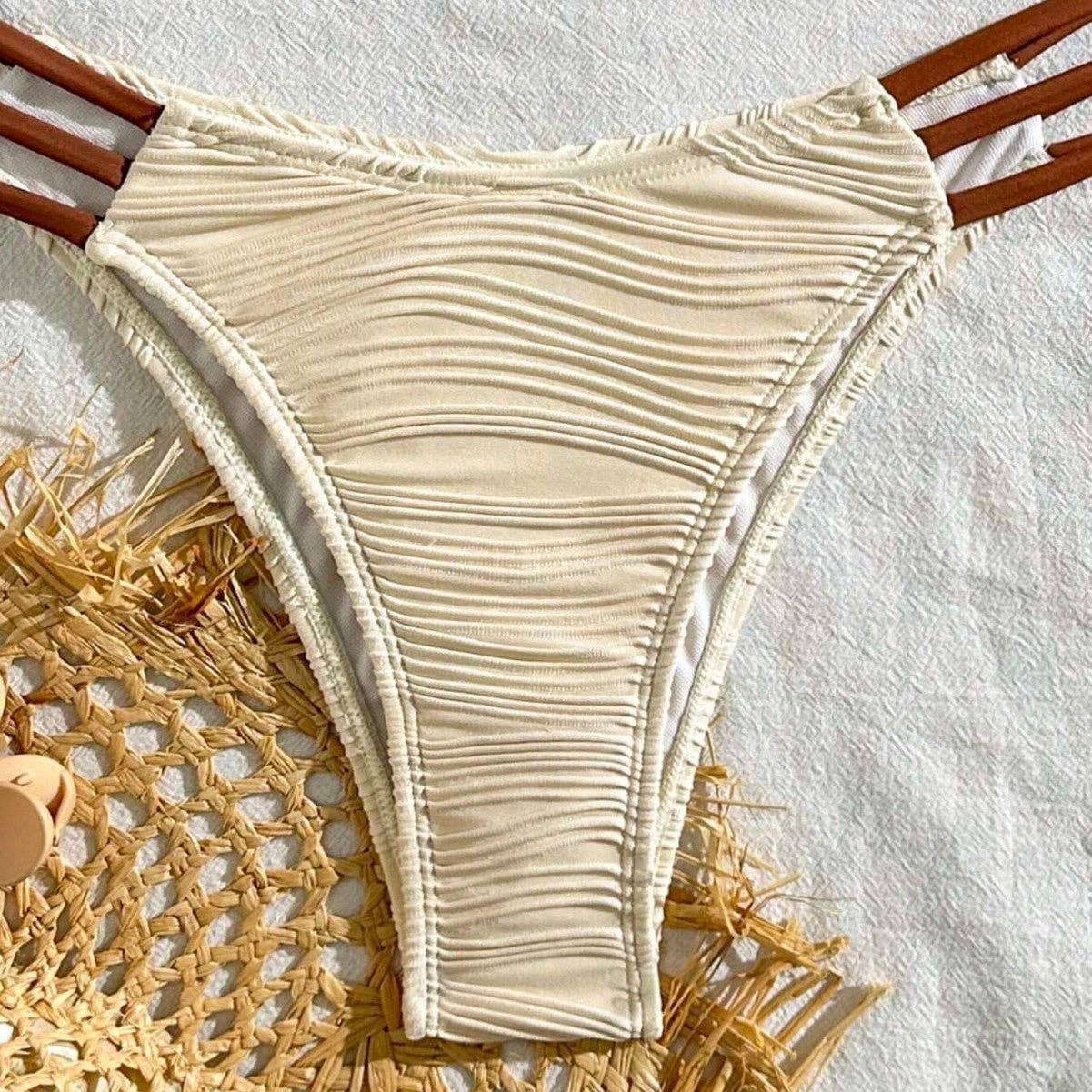 HI80'S Escape Line Triangle Bikini Set