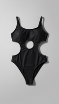 Obsidian Noir Cut-Out One-Piece
